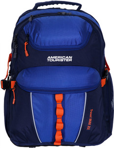 AMERICAN TOURISTER Yeti Weekedner 35 L Laptop Backpack Blue