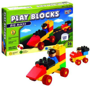 Virgo Toys Play Blocks Car Set