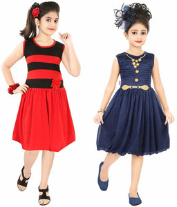 Style Junction Girls Midi/Knee Length Party Dress