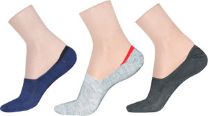 LA SMITH Men's Solid Peds/Footie/No-Show