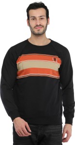 Rockhard Full Sleeve Striped Men Sweatshirt