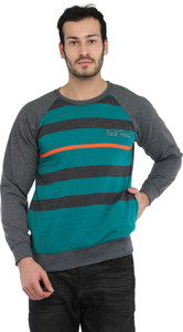 Rockhard Full Sleeve Striped Men Sweatshirt