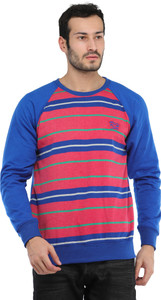 Rockhard Full Sleeve Striped Men Sweatshirt