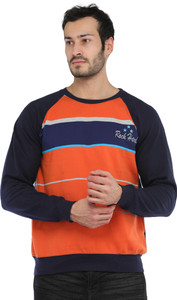 Rockhard Full Sleeve Striped Men Sweatshirt