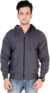 Awack Full Sleeve Solid Men's Sweatshirt