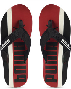 PUMA Men Robby Graphic Slippers Buy Black Red White Color PUMA Men Robby Graphic Slippers Online at Best Price Shop Online for Footwears in India