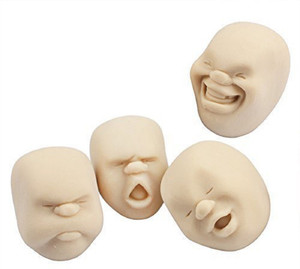 AncientKart Squishy Slimy Soft Funny Face Maker Toy Set of 4