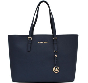 michael kors navy blue tote