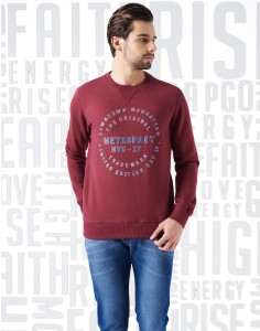 Metronaut Full Sleeve Printed Men's Sweatshirt