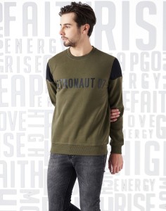 Metronaut Full Sleeve Solid Men's Sweatshirt