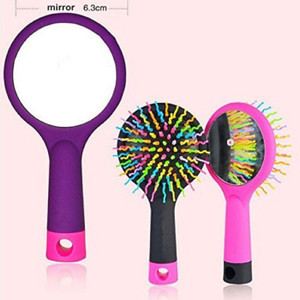 Prime Palour Use Hair Brush With Mirror For Men Women Kids Hair
