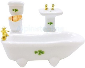 Dollhouse bathroom sales set
