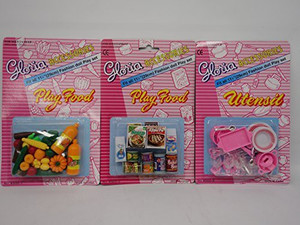 Generic Barbie Size Gloria Play Utensil and Play Food Barbie