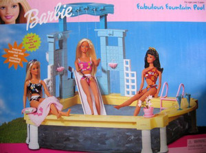 Barbie fabulous fountain hotsell pool