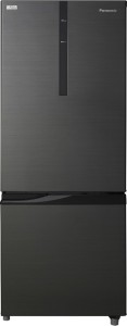 Panasonic 342 L Frost Free Double Door 2 Star (2019) Refrigerator(Black, NR-BR347RKX1)