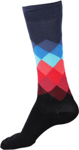Happy Socks Abrahan Men Crew Length Socks