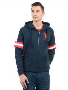 U.S. Polo Assn. Full Sleeve Solid Men Sweatshirt