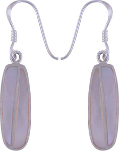Silver Prince Designer Mother of Pearl Silver Drop Earring