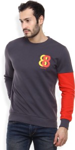 United Colors of Benetton. Full Sleeve Solid Men's Sweatshirt