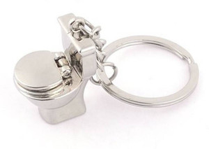 Toilet keychain cheap