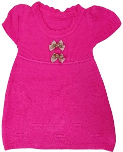 ICABLE Baby Girls Casual Acrylic Blend A-line Top