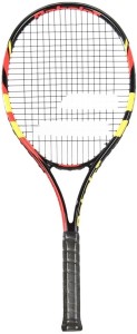 babolat falcon red strung tennis racquet(pack of: 1, 280 g)