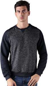 WROGN Full Sleeve Self Design Men Sweatshirt