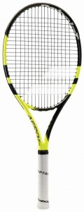 babolat aero junior 26 black strung tennis racquet(pack of: 1, 250 g)