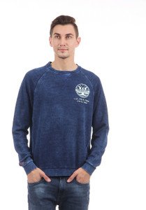 U.S. Polo Assn. Full Sleeve Solid Men Sweatshirt