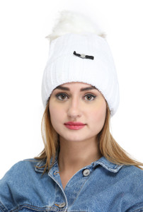 ELLIS Self Design ELLIS Woolen Cap for Women Cap