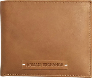 A X ARMANI EXCHANGE Men Brown Genuine Leather Wallet Brown Price in India Flipkart