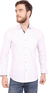 BASE 41 Men Solid Casual Button Down Shirt