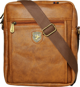 BUCKAROO Tan Sling Bag FALCON Sling Bag Tan Tan Price in India