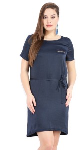 vero moda women a-line blue dress 10176916-Navy Blazer