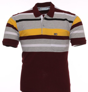 Cottonking Striped Men Polo Neck Multicolor T Shirt Buy Cottonking Striped Men Polo Neck Multicolor T Shirt Online at Best Prices in India Flipkart