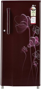 LG 188 L Direct Cool Single Door 1 Star Refrigerator(Scarlet Heart, GL-B191KSHU)