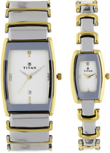 Titan his and her watches clearance