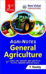 agri-notes : general agriculture for icar's jrf, ars/net, srf, iari ph. d/president p. g., nabard, ibps-so exams(english, hardcover, t. reddy)