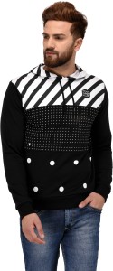 YUKTH Full Sleeve Self Design Men's Sweatshirt