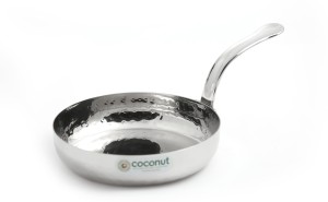 Coconut Stainless Steel Mini Hammered Fry Pan Pan 16 cm diameter