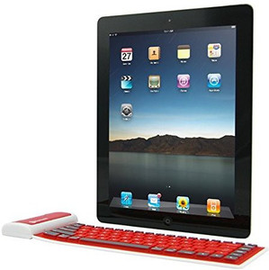 VibeX ® Bluetooth Wireless Washable Waterproof Dustproof Flexible Silicone Roll UP Keyboard Wireless, Bluetooth Multi-device Keyboard
