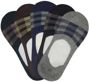 Worldlookenterprises Men & Women Striped Peds/Footie/No-Show