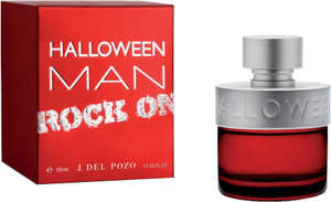 Halloween rock shop on man