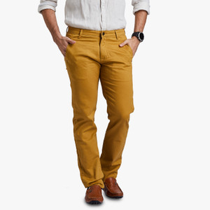 Beevee Regular Fit Men s Yellow 