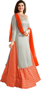 Opera Villa Crepe Printed Salwar Suit Dupatta Material