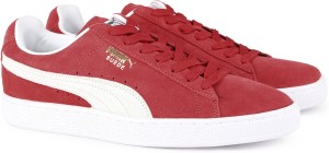 puma suede classic + idp sneakers for men(red)
