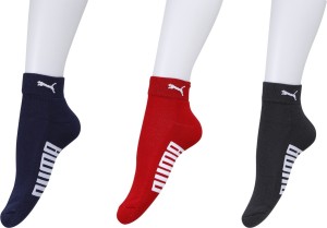 Puma Men's & Women's Solid Ankle Length Socks