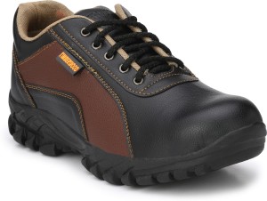 fashion tree steel toe safety shoe (timberwood twnew) boots for men(brown, black)