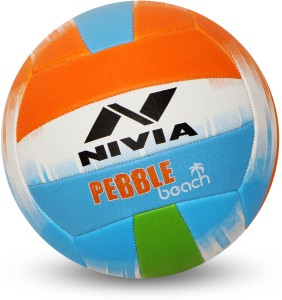 nivia pebble beach volleyball - size: 4(pack of 1, multicolor)