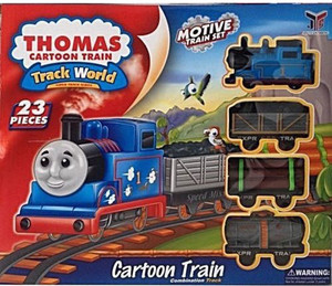 Sanyal Cartoon Super Magnetic Train with Stereo Light Musical 23 Pcs Track Set